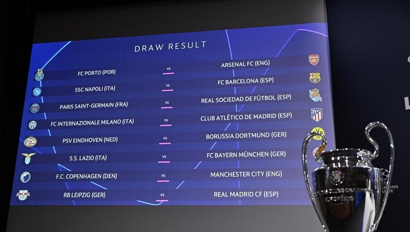 Nhận định kết quả bốc thăm vòng 16 đội Champions League 2023/24